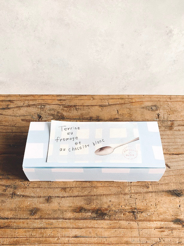 チーズとホワイトチョコレートのテリーヌ