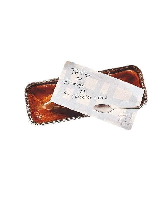 チーズとホワイトチョコレートのテリーヌ